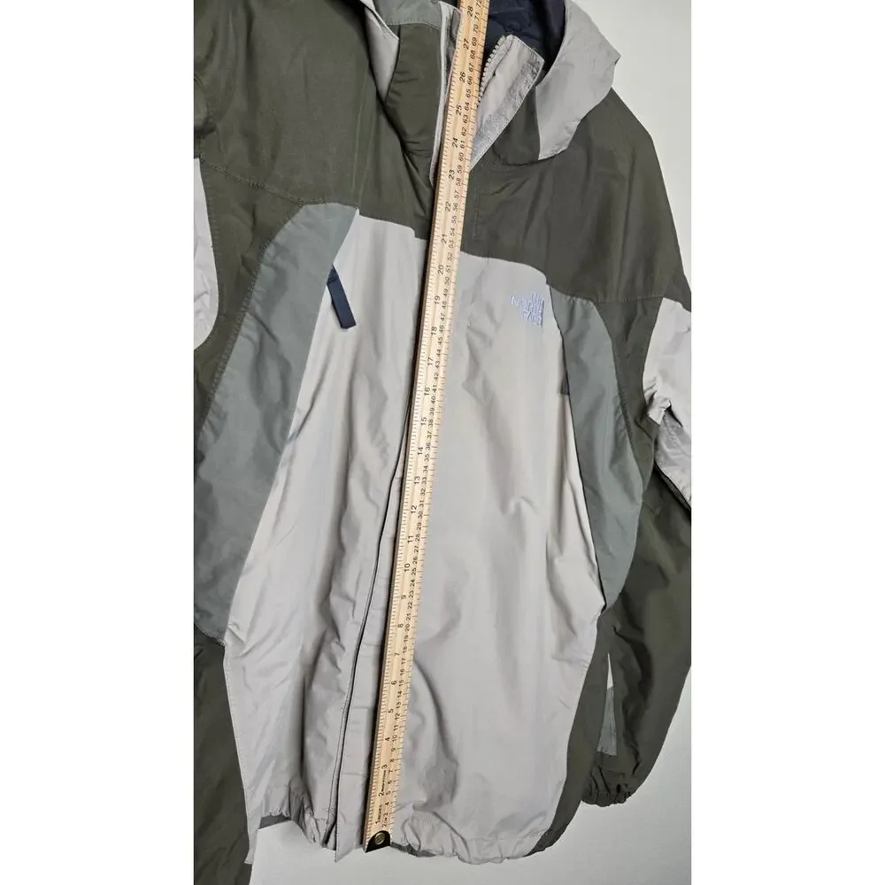 VTG The North Face Full Zip Color-blocked Hooded Jacket Y2k Size Large